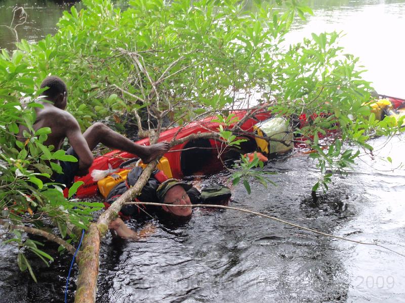 P4  Strong current. Fallen trees and too much luggage. Shit happens after 5 km's..jpg